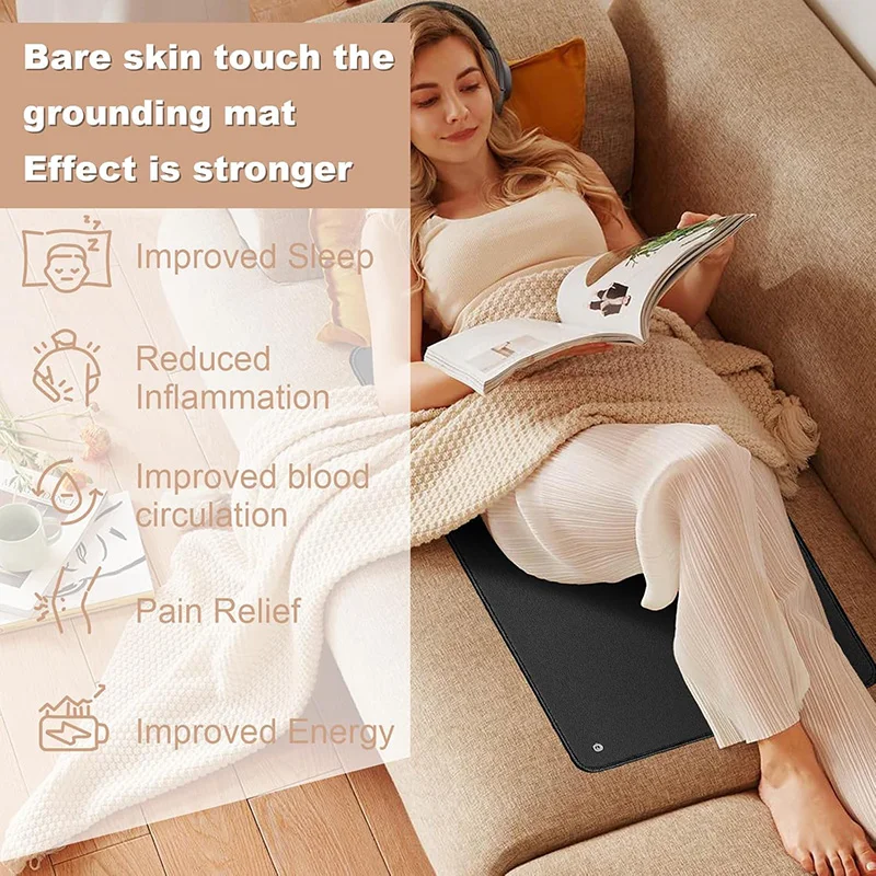 Earth Moon Grounding Massage Pad Anti static Grounding Pad 60x90CM Reduce Inflammation Improve Sleep Energy Recovery Yoga Mat