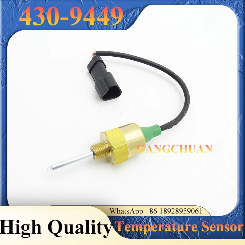 

430-9449 4309449 Датчик температуры охлаждающей жидкости дизельного двигателя для экскаватора C7 C9 793F 795F 797F