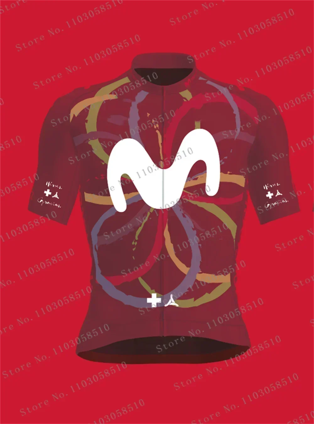 Movistar Cycling Jersey Short Sleeve Spain Men Anti-UV Bike Sportswear Team Summer Bicycle Clothing Maillot Ciclismo Hombre New