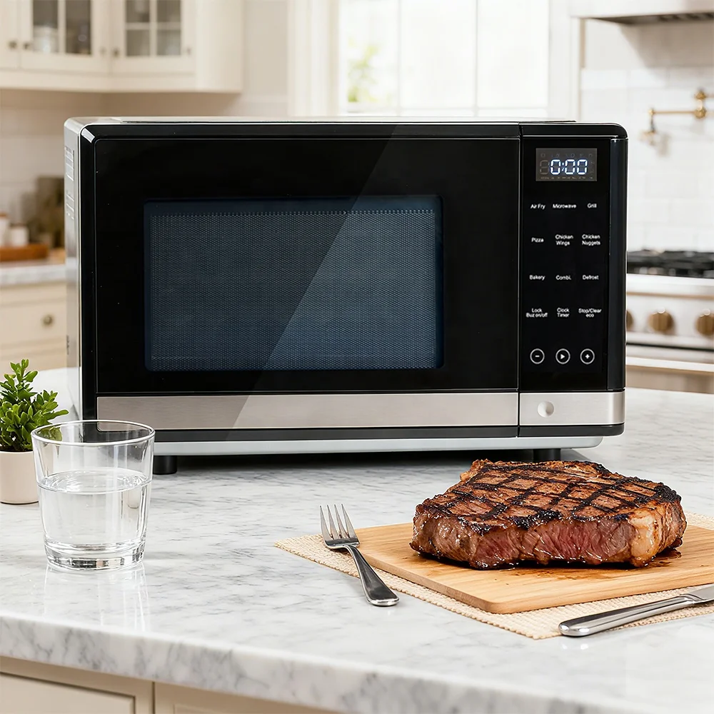 17L 3000W Electric Air Fryer Grill Combi Microwave Oven with Air Fryer for Hotel Use