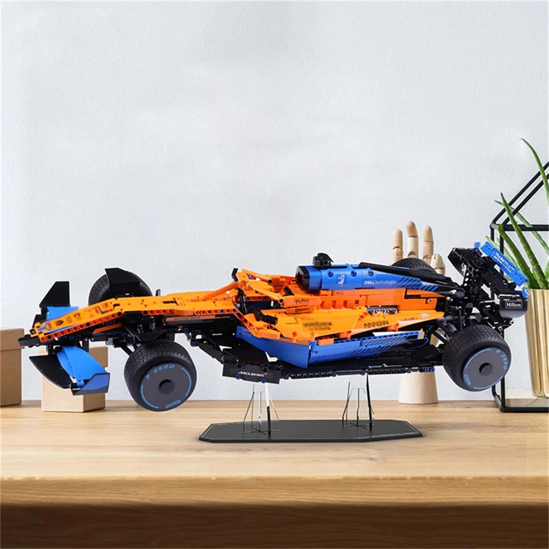 Display Stand for Lego Formula 1 Race Car (42141), 5MM Acrylic Stand for Lego 42141 (No Model Set Included)