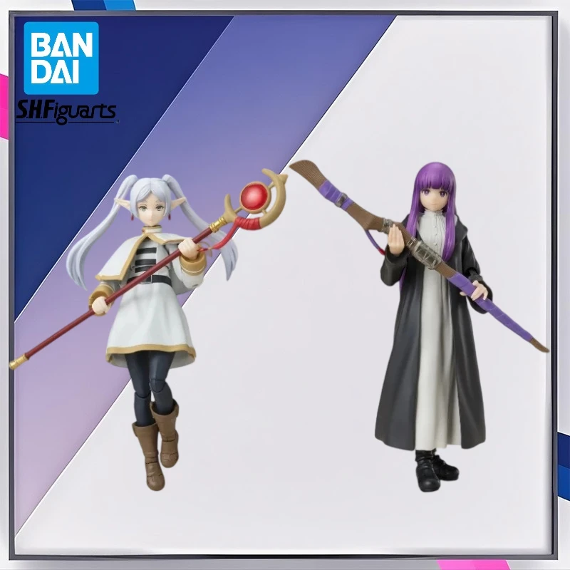 

In Stock Bandai Original Box Shf Fieren Beyond Journey's End Fern Anime Action Figure Toy Figure PVC Gifts