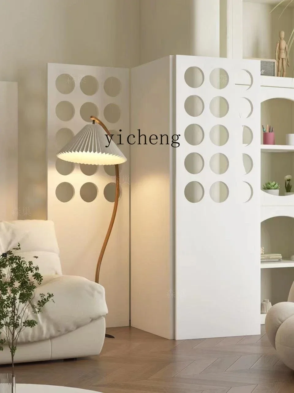 DSA Retro Subareas Screens Living Room Folding Mobile Simple Modern Hallway Blocking