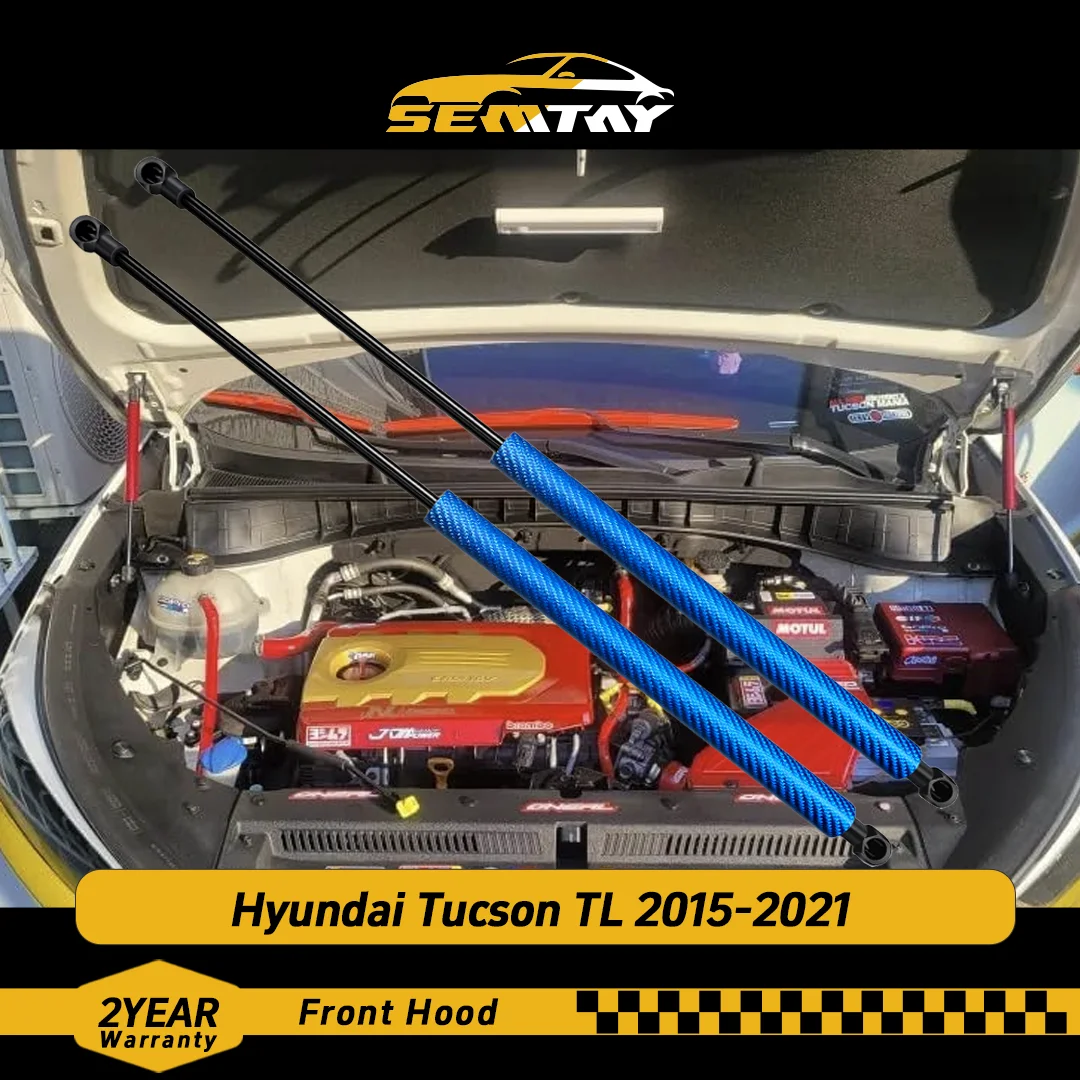

Стойки капота SEMSTAY для Tucson TL 2015-2021, опорные пружины подъема капота Hyundai, демпферные амортизаторы, аксессуары, детали