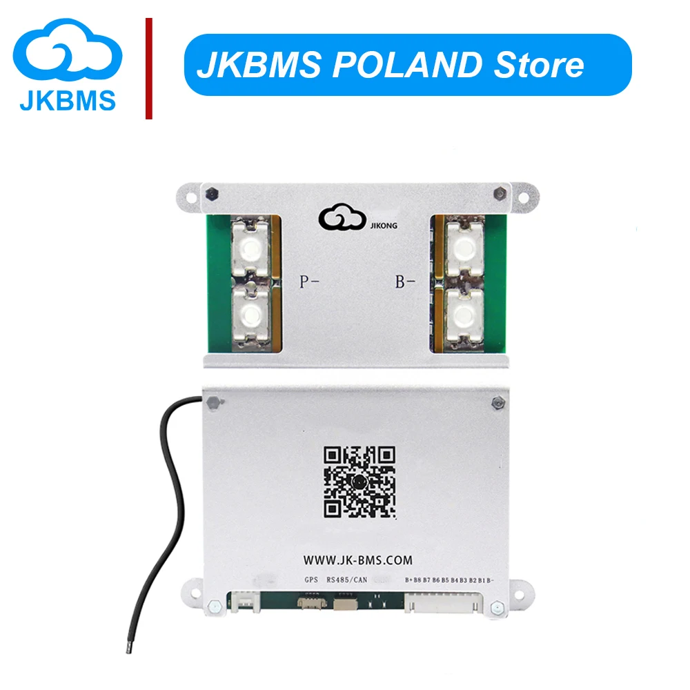 JKBMS B2A8S20P-V19 Inteligentny BMS 4S-8S BT RS485 Heat CAN 12V-36V 2A do baterii Li-ion Lifepo4 Lto JIKONG BMS 200A Aktywna Balansacja