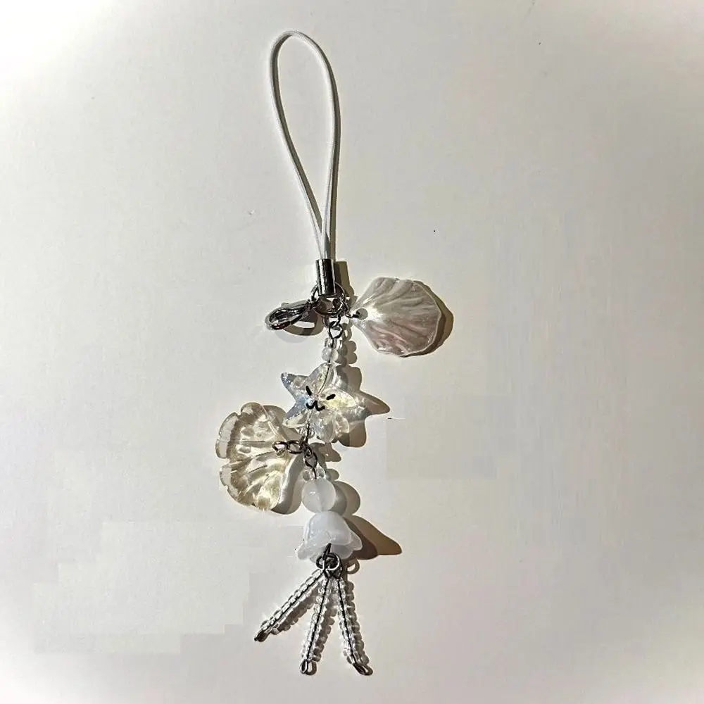 

Новый летний брелок для телефона в морском стиле для женщин и девушек модный брелок для ключей в виде морских ракушек желе и рыбок аксессуары для ключей