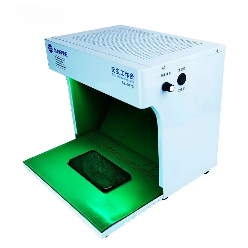 S-917C 917C Dust Free Working Room Phone Screen LCD OCA Lamination Film Dust Cleaning Phone Refurbish Repair Tools for Mobile Ma