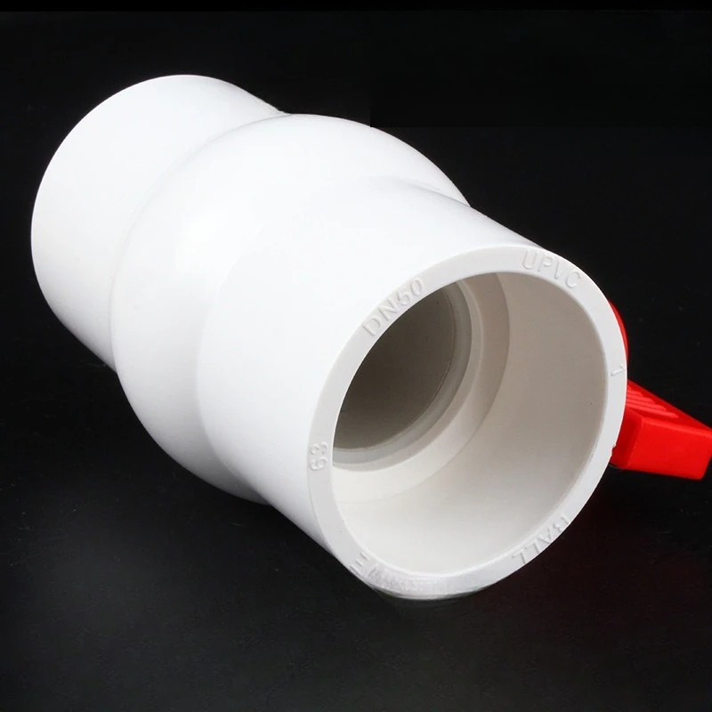Garden Irrigation Water Pipe Joint Aquarium Wate Control Ball Valve 20~50mm PVC Pipe Direct Tee Elbow Union Cross Connector