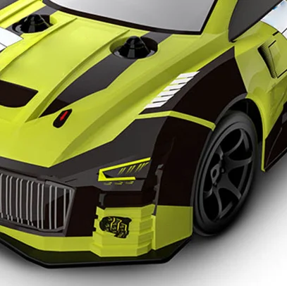 

Plastic 1:18 RC Drifter Q165 Remote Control Four Wheel Drive Drift Car Racing Vehicle Dual Tire RTR Lights Transmitter Hobby