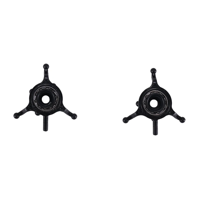 2 Stuks Vervangende Onderdelen Black Plastic C186 Tuimelschijf Voor C186 C-186 Rc Helicopter Vliegtuig Drone Onderdelen Upgrade Accessoires