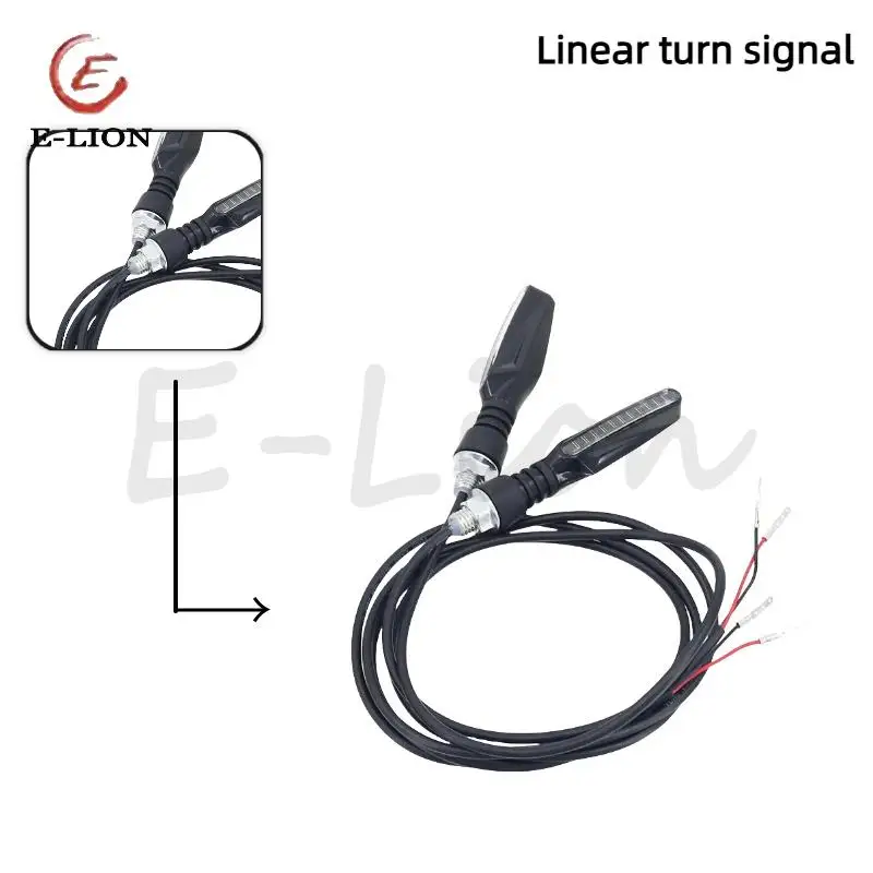For Motorcycle Running LED Motorcycle Turn Signals Light  60V   Tail Flasher Flowing Water Blinker