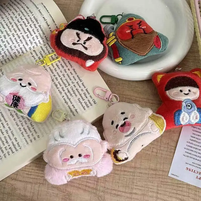 Chinesischer Schlüsselanhänger „Reichtums-Mondherr“ – Exquisiter Handgefertigter Glücksbringer als Persönliches Accessoire-Geschenk – Detail 6