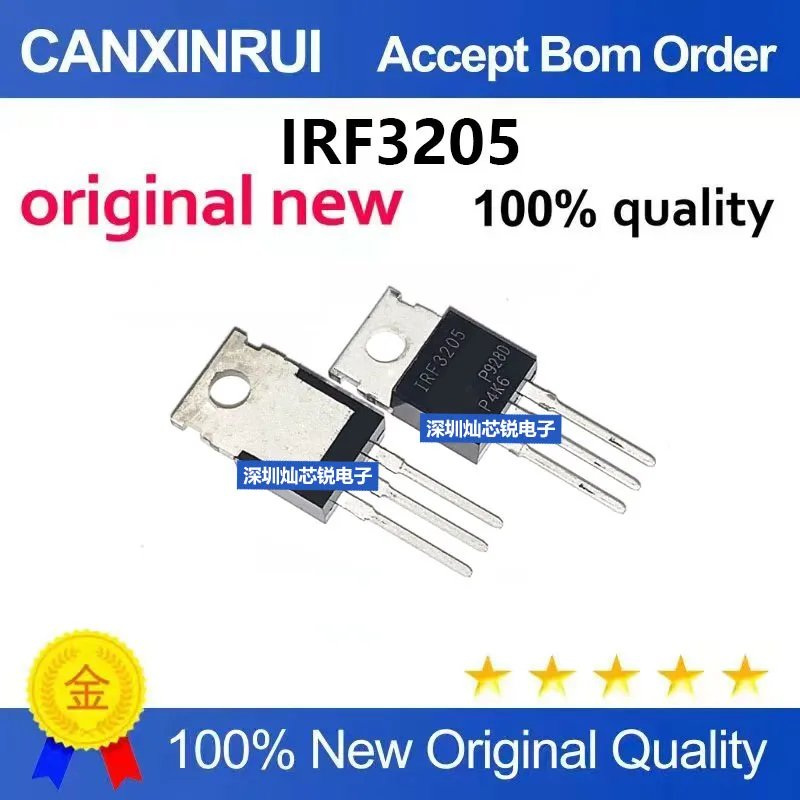 (5-100pieces)Domestic IRF3205 N-Channel MOSFET Inverter IRF3205ZPBF 110A 55V 200W