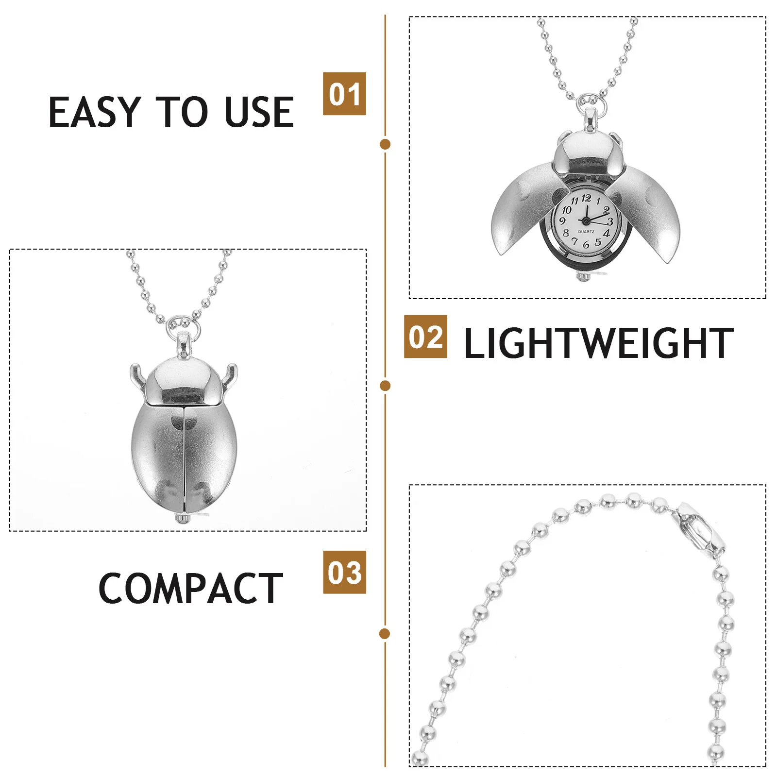 قطعة واحدة من ساعة الجيب المزخرفة، هيكل رائع، طراز قديم جميل، هدية إبداعية للعائلة والأصدقاء، ساعة معلقة كلاسيكية #4