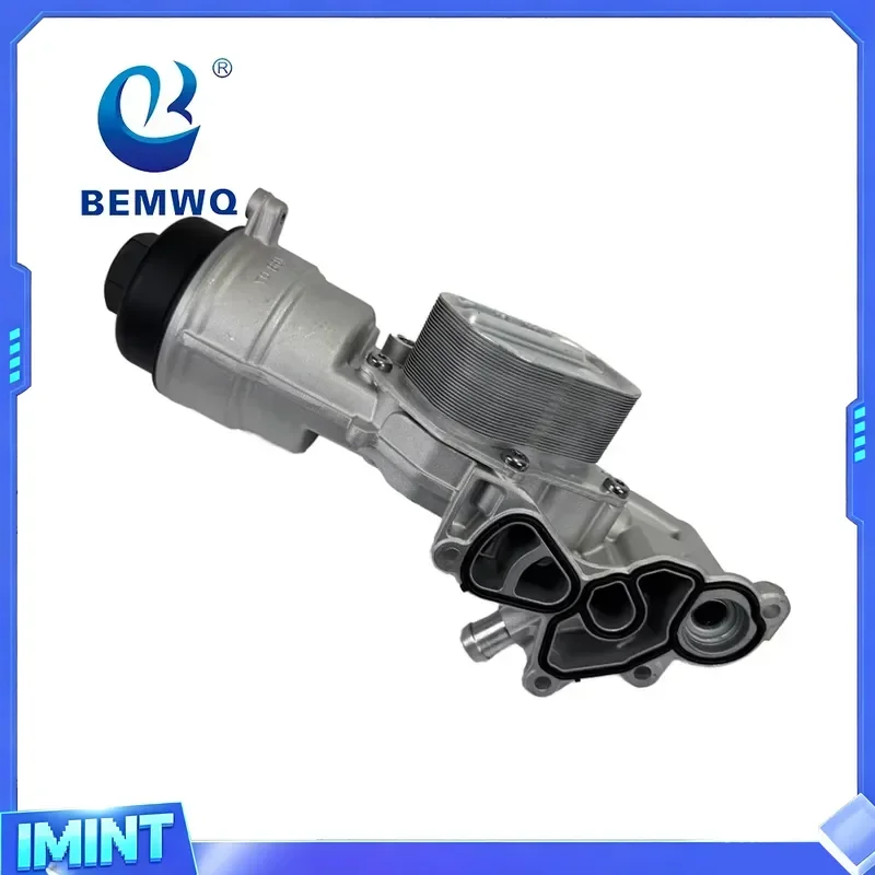 BEMWQ 11417600468 Aluminum Radiator New Engine Oil Cooler with Oil Filter Housing for F20 F30 N13
