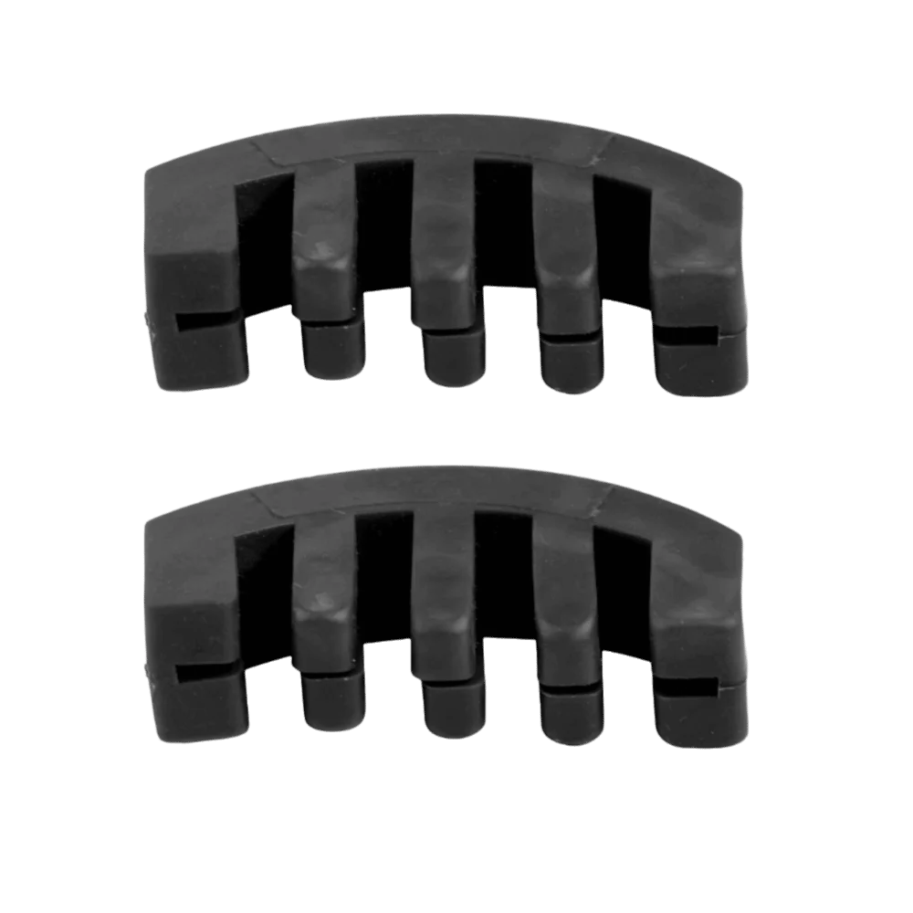 2PCS Professional Rubber Violin Practice Mute Black Color Rubber Violin Mute Sound Reduction Mute For Violin Lovers