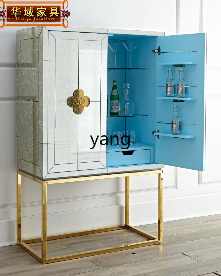 CX neoclassical mirror porch decorative foyer cabinet post-modern boutique locker