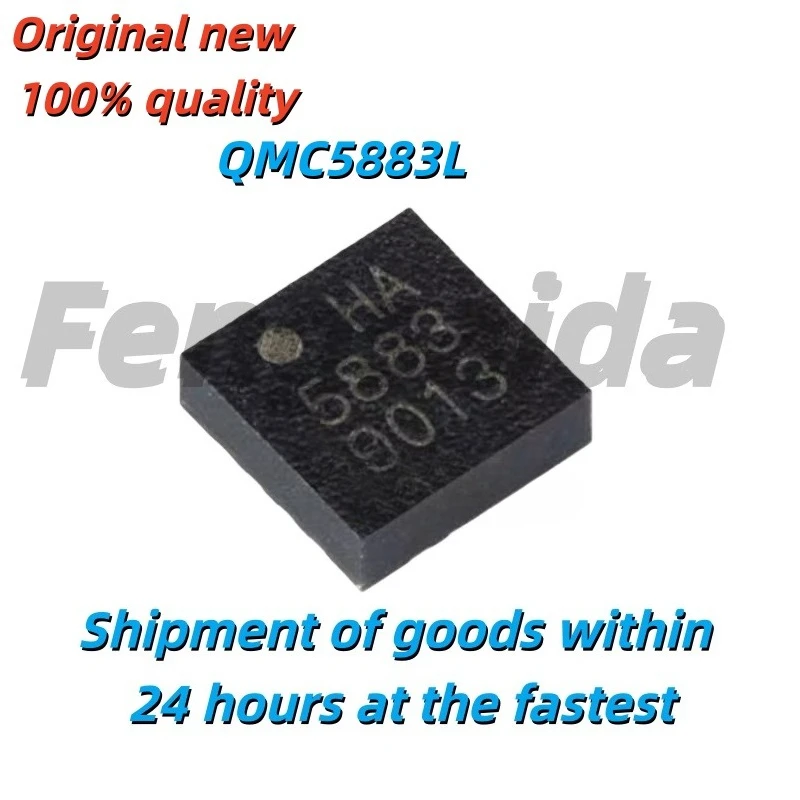 5PCS Brand new original patch QMC5883L HA5883 5883 QFN-16 three-axis magnetic sensor chip