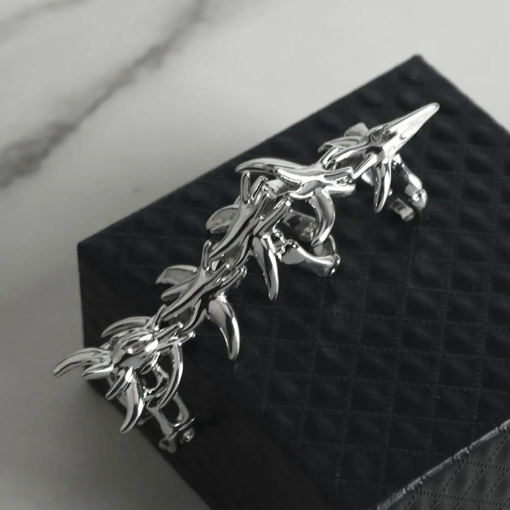 Cyberpunk Style Punk Joint doigt complet anneau griffe boucle anneaux pour femmes hommes Halloween Cosplay accessoire fête bijoux cadeaux