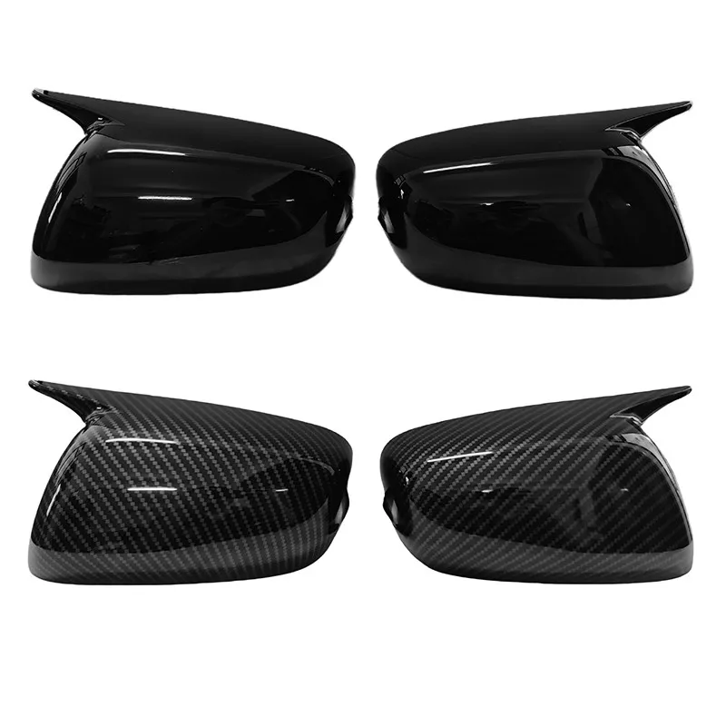 For Honda Jazz FIT GE GE6 GE8 2008-2013 Side Mirrors Cover Rear View Mirror Caps Car Door Side Rearview Wing Mirror Cover Add-on