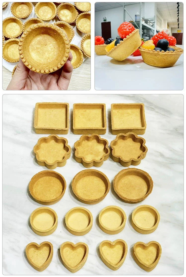 XEOLEO Commercial Egg Tartlet Shell Maker 16PCS French Egg Tart Crust Machine Square Tart Shell Machine Customizable