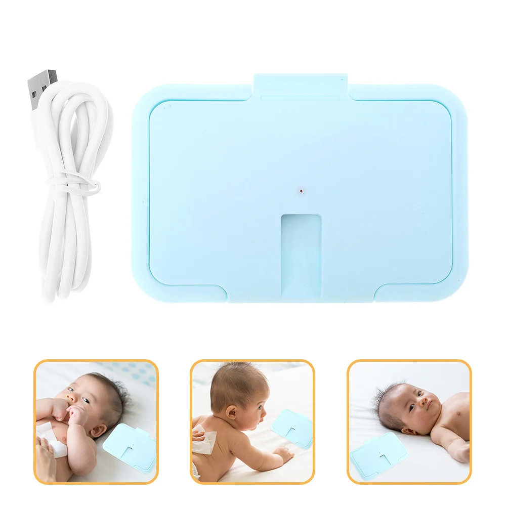 2 pçs limpar mais quente do bebê aquecedor de tecido molhado pequeno portátil experiência confortável limpar aquecedor presente do chuveiro do bebê