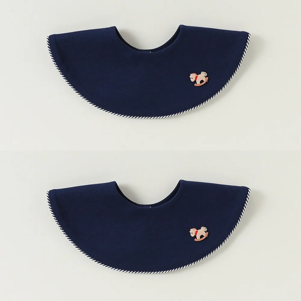 Pure Cotton Baby Bibs 360 ​​° Rotate Soft Teething Drooling Bib Absorbent Baby Essentials Bandana Drool Bibs For Boys Girls
