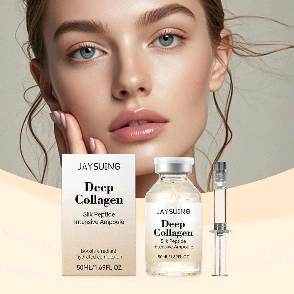Collagen Silk Peptide Intensive Ampoule Lifting Tighten Essence Firming Moisturizer Deep Repair Renew Skin Advanced Skincare