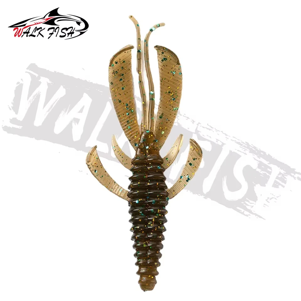 Walk Fish Crazy Flapper Señuelos blandos TPR para lubina - imagen 4