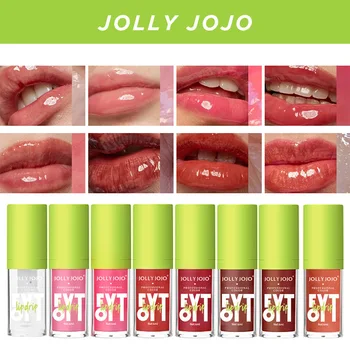 JOLLY JOJO 클리어 립 오일, 립 프로텍터 오일, 플럼핑 모이스처라이징 미러 립 컬러, 6 가지 색상 Best5 JOLLY JOJO 클리어 립 오일, 립 프로텍터 오일, 플럼핑 모이스처라이징 미러 립 컬러, 6 가지 색상 Best5