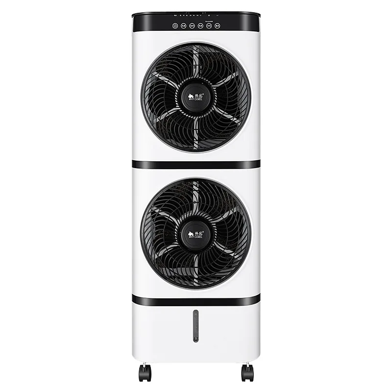 

New air conditioner fan Household refrigeration fan Double-layer air cooler Silent mobile air conditioner fan Add water