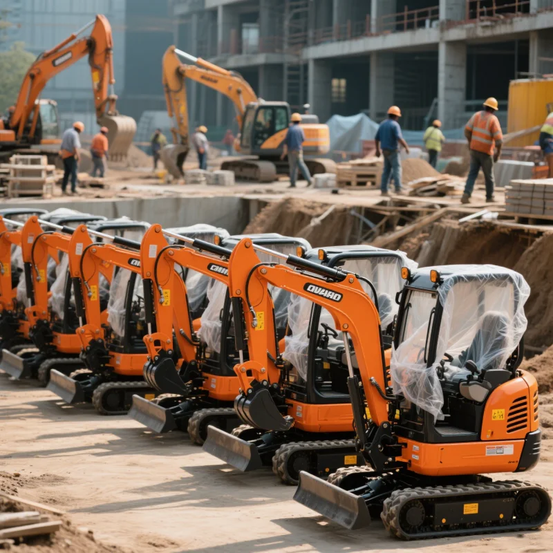 

Customized OKW18 Mini Excavator Garden Accessories with a Mini Excavator: Transform Your Yard​