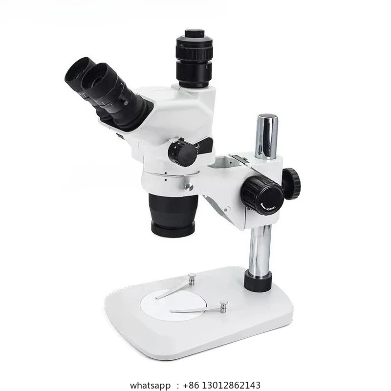 

Three eye microscope continuous zoom mobile phone repair fingerprint flying line motherboard welding tool