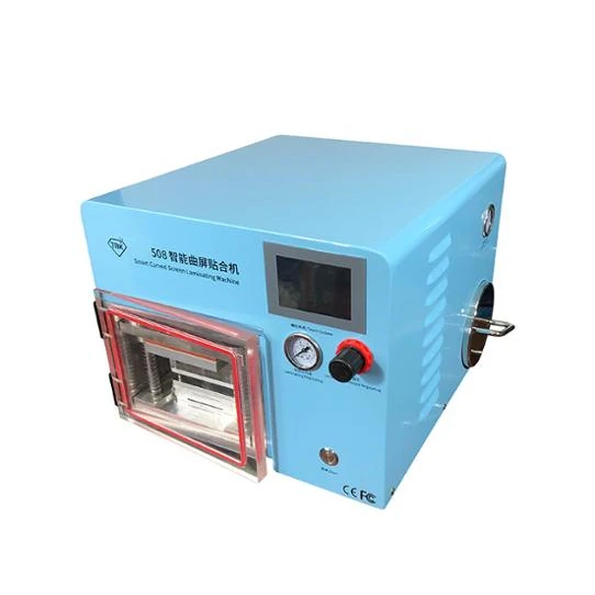 

5 in 1 TBK 508 LCD Curved Screen OCA Glass Vacuum Laminating Bubble Remove Machine With Edge for S6 Edge to S9 Plus Mold