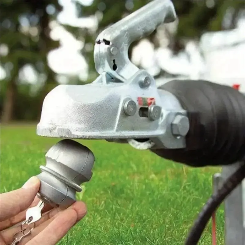 DTEN- Trailer Hitch Lock Parts Hitch Ball Lock Coupling Tow Caravan Tow RV Car Trailer Components