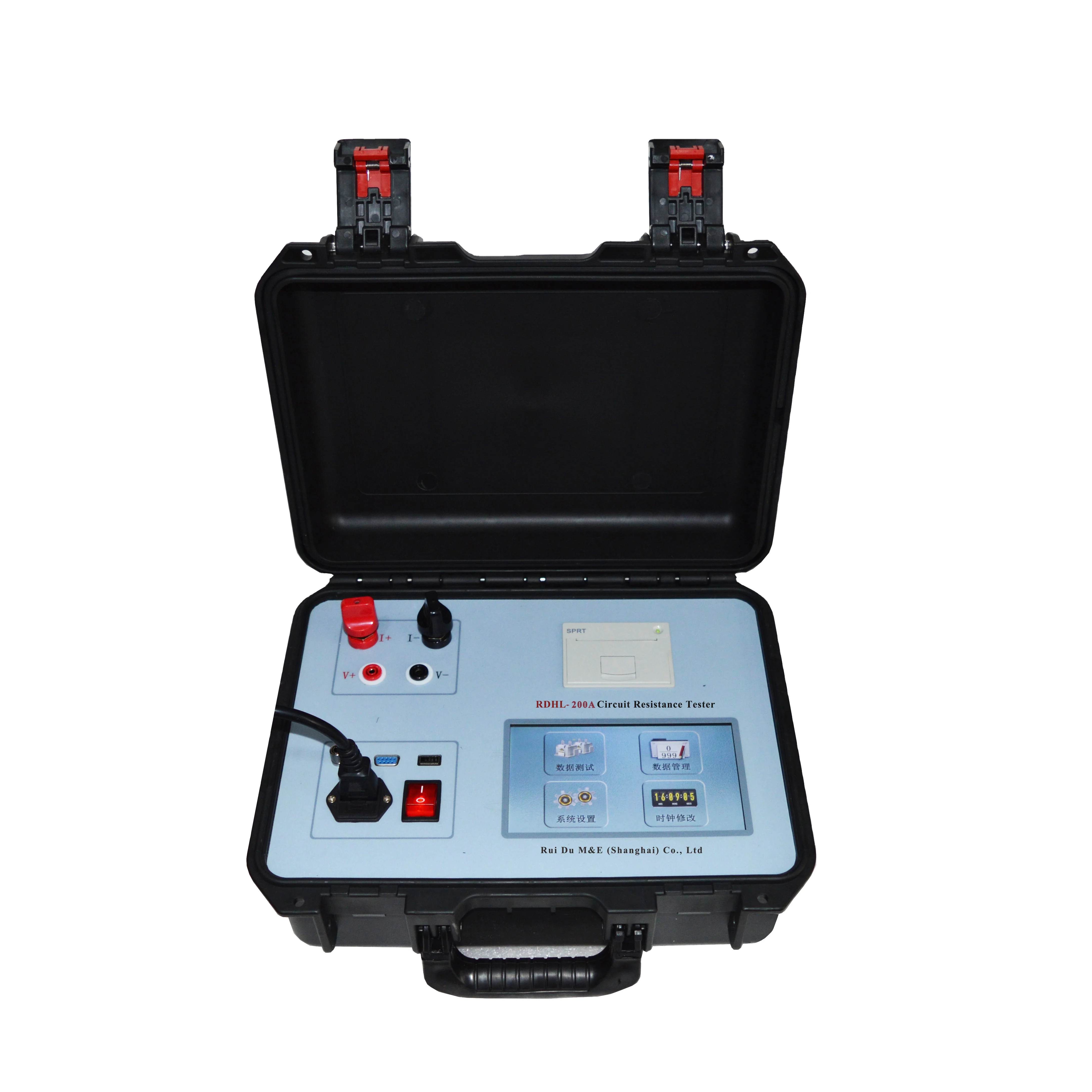 

200a micro-ohmmeter loop resistance/contact resistance meter