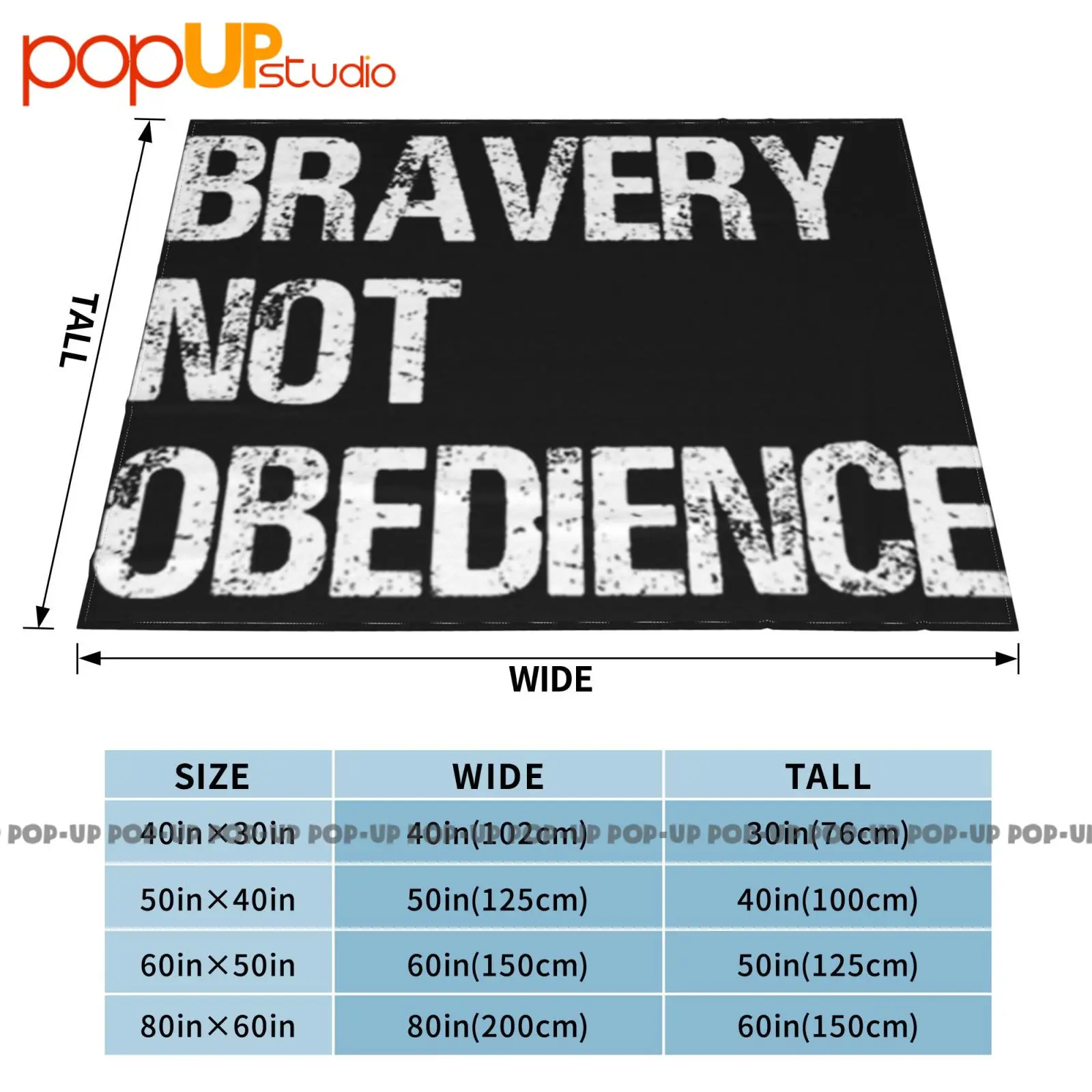 شجاعة ليس طاعة بطانية فائقة النعومة لحاف الشتاء غطاء أريكة أغطية السرير #5