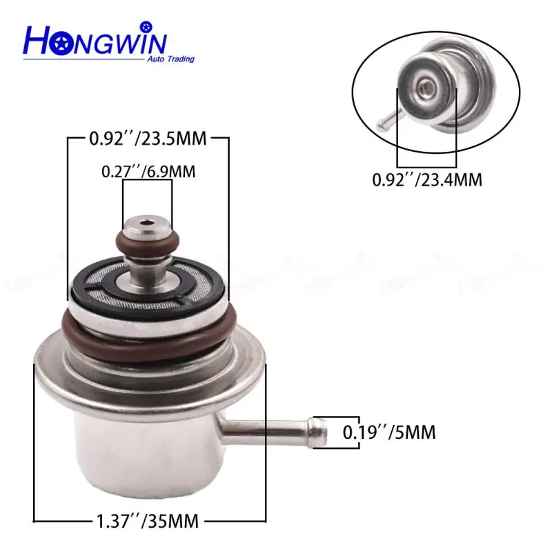 1/10 PCS Fuel Injection Pressure Regulator 13531433023 3.5Bar For BMW 7 E38 1994-2001 Saloon E39 1995-2003 Touring E39 1996-2004