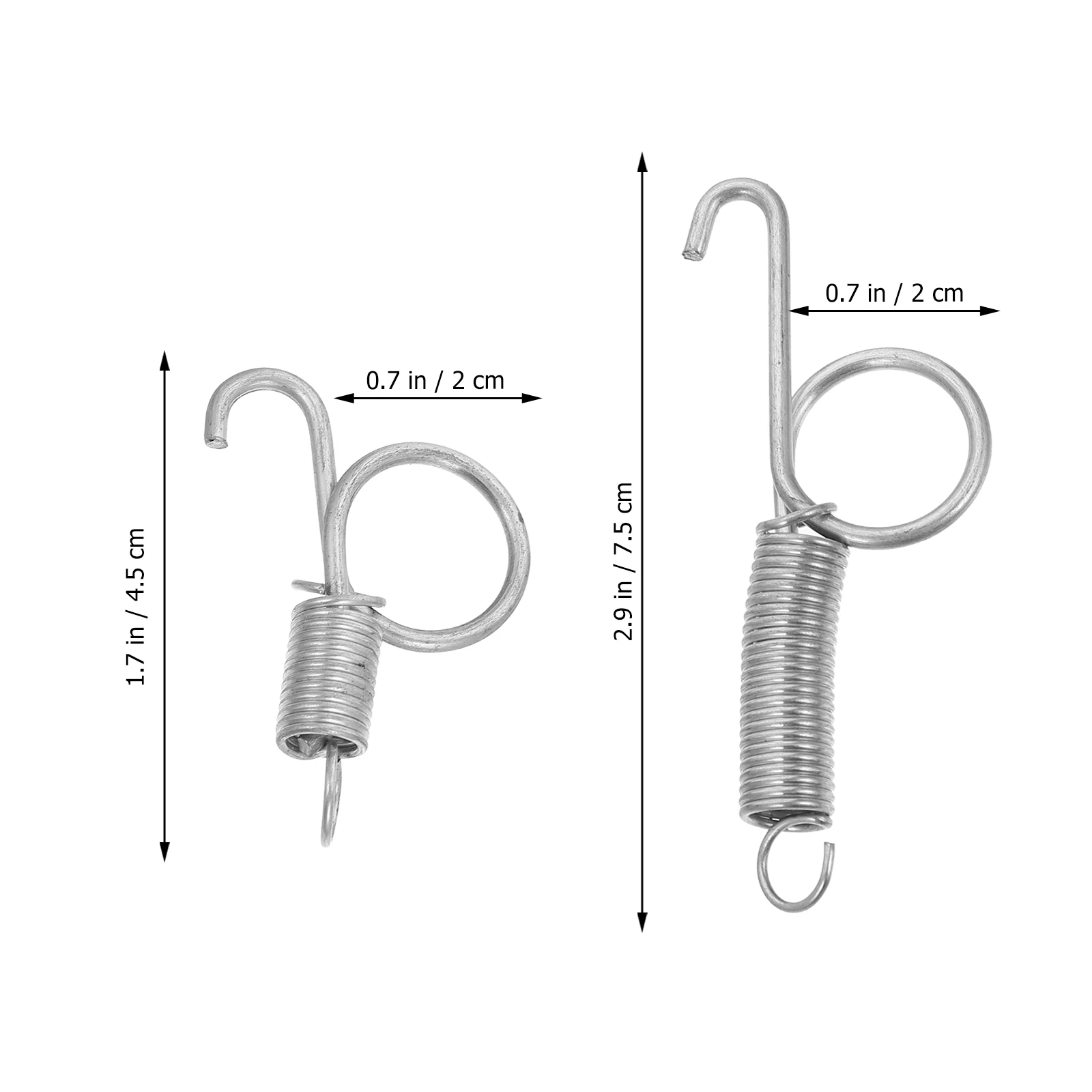 

20pcs Door Spring Hooks Premium Material Rabbit Bird Cage Fixed Hooks Easy Install Cage Utensil Hanger For Pet Chicken Pigeon
