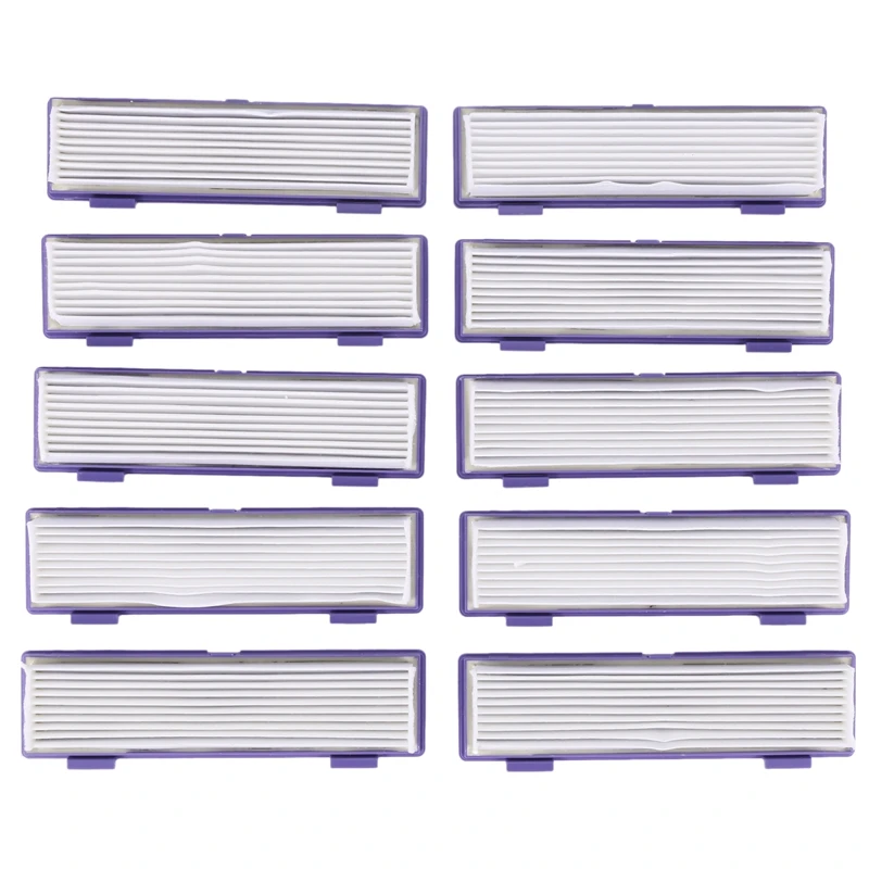 10 قطعة مرشحات Hepa ل Neato Botvac D/المتصلة سلسلة D7 D80 D85 D3 D75 D5 70E 75 80 85 أجزاء المكنسة الكهربائية الحيوانات الأليفة/الحساسية