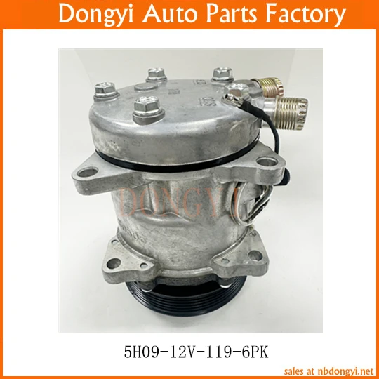 AC Compressor 5H09-12V-119-6PK 5H09 12V 119 6PK SD5H09