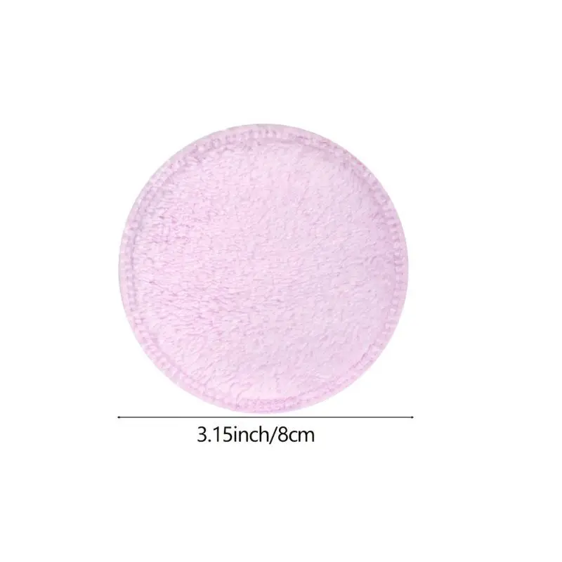 5PCS Reusable Makeup Remover Pads, A Gentle Facial Cleaning Washable Cloth Suitable For All Skin Types, Odorless, Beauty Tool