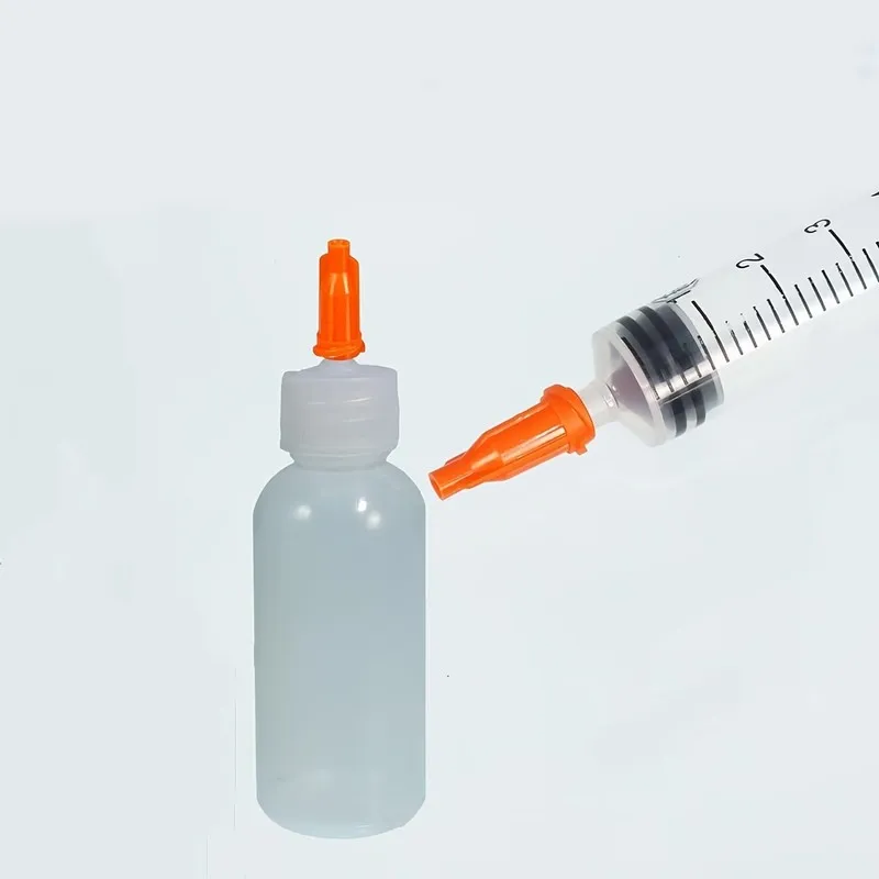 120 pcs Needle Hub Sealing Caps, Glue Bottle Sealing, Durable Plastic Material, Leak Proof Seal, Multipurpose