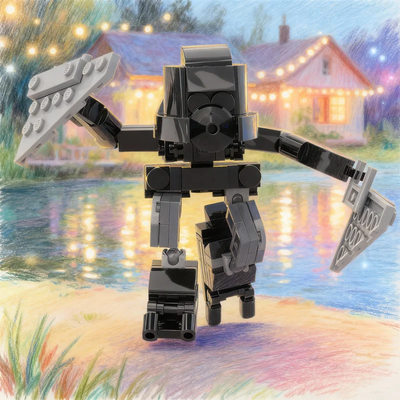 122 Piezas MOC Garan Brick, Bloques de Construcción Bionicle, Juguete de Regalo Creativo, Coleccionable, Decoración de Escritorio, Premium, para Adultos y Niños