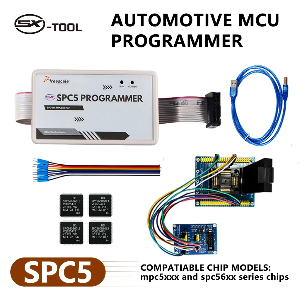Programador MCU SPC5 Automotriz SX-TOOL, Herramienta de Reparación de ECU TCU para MPC5xxx SPC56xx, Depuración de Módulos Antirrobo