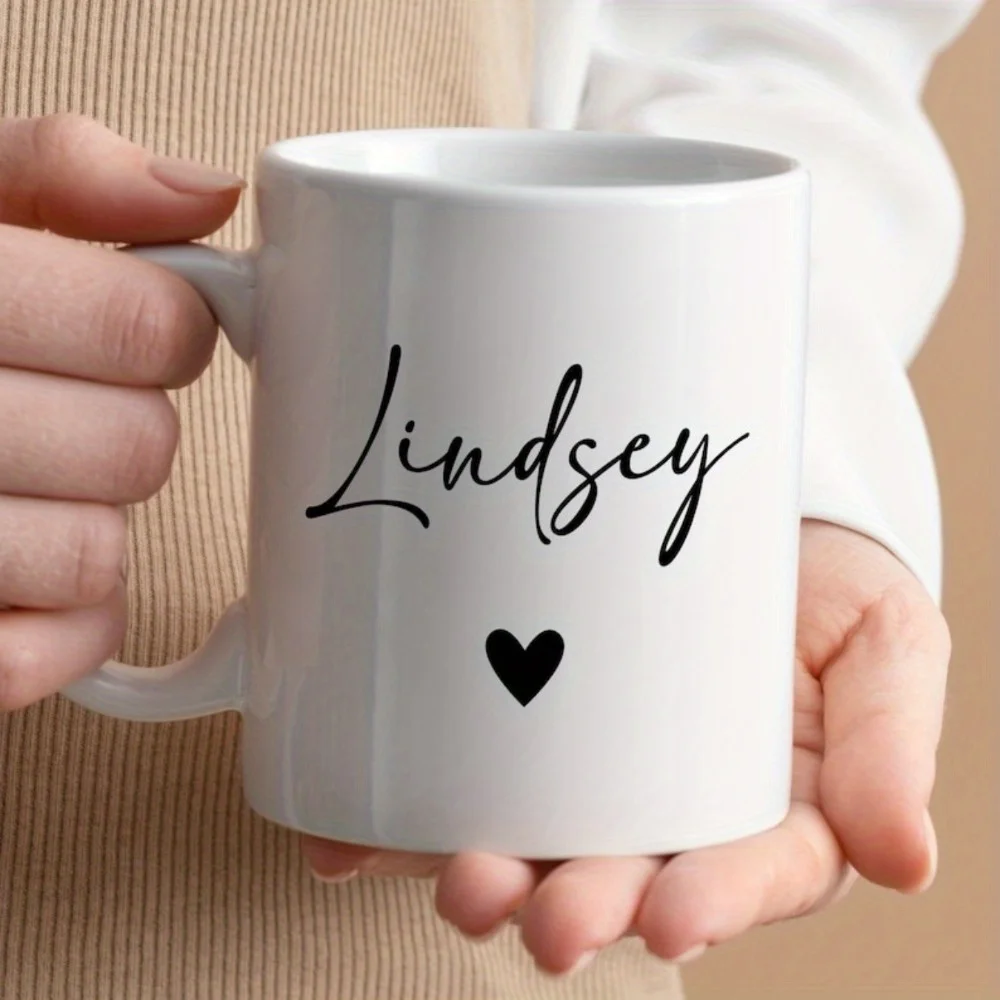 

Керамическая кружка в форме сердца «Линдси» подходит для дома, офиса и повседневного использования.