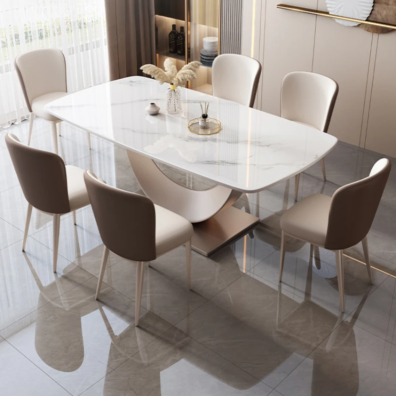 Simplicity Table Modern Luxury Home Furniture Dining Center Offer Tables Kitchen Chairs Space Mesa Redonda Comedor Saves Rooms