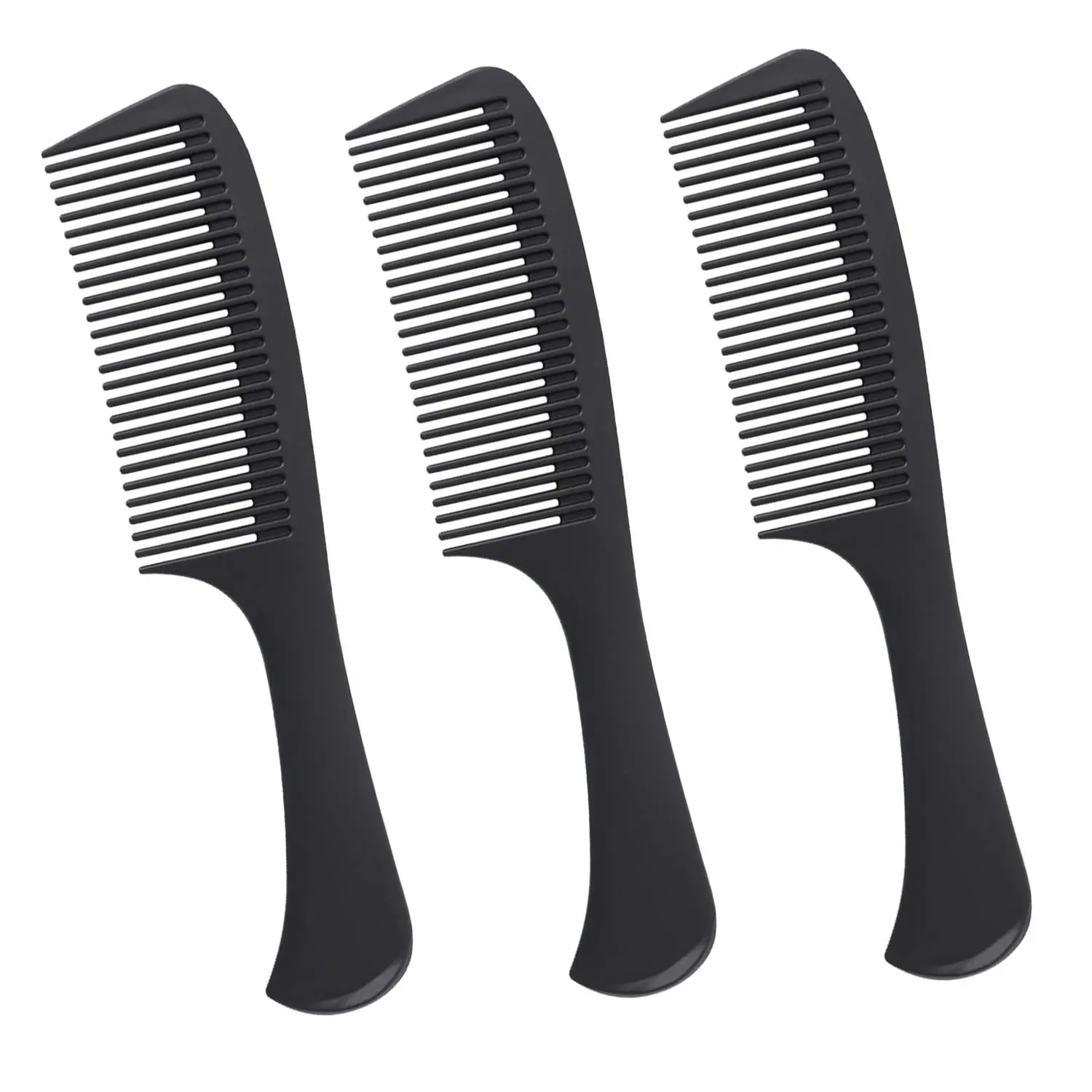 

Large Wide Tooth Detangling Comb for Curly Wet Hair, Reduces Hair Loss & Dandruff, 3-Pack