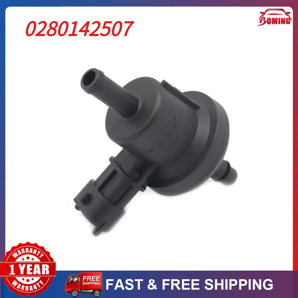 Válvula solenoide de purga del depósito de vapor del coche 0280142507 para Ford Ranger 2.5L 2016 2017 2018 2019 Figo 1.5L 02801-42507