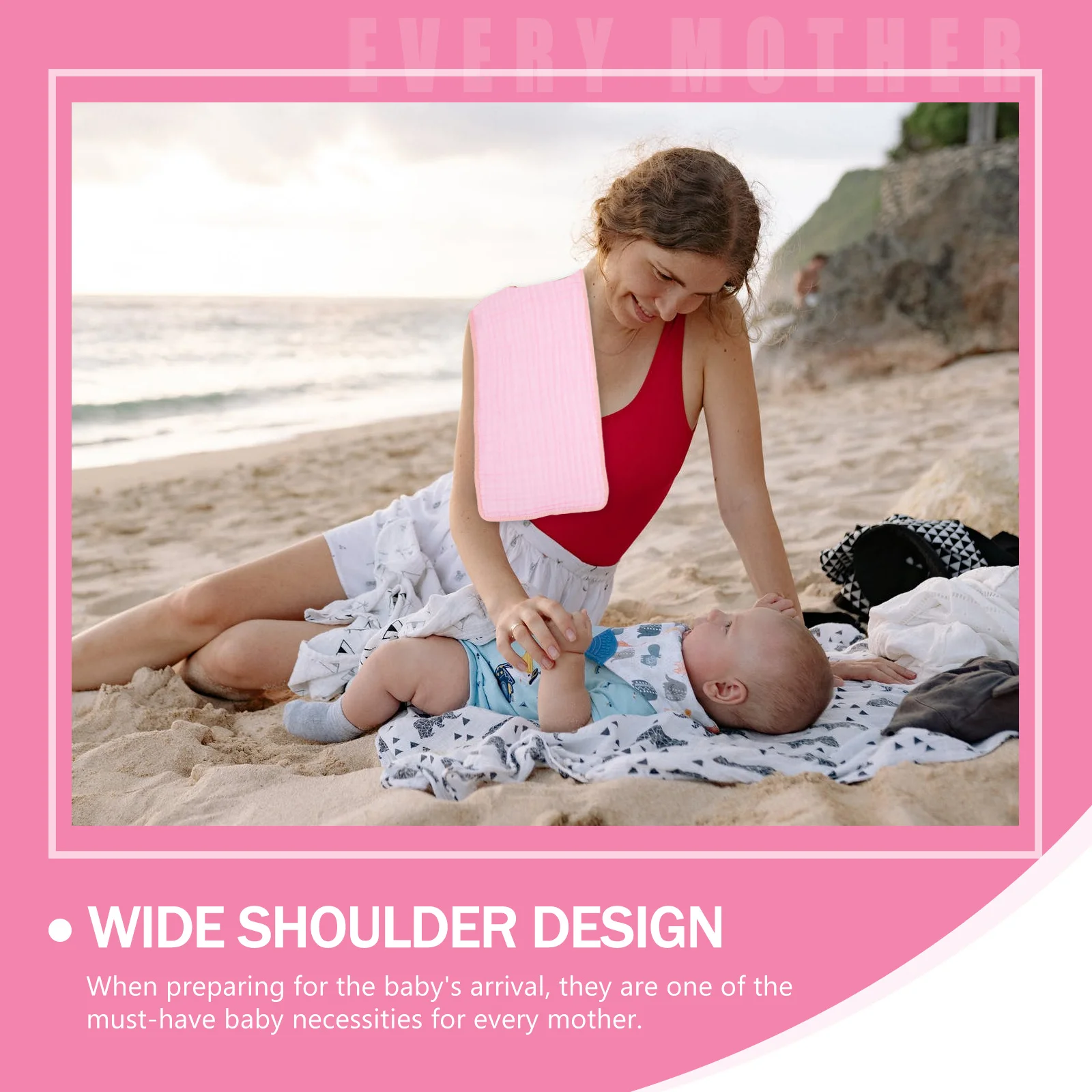 

3pcs Burp Cloth Strong Absorption Newborn Wear Resistant Foldable Spit Up Cloth Dry Clothes Infant Accessories Soft Skin